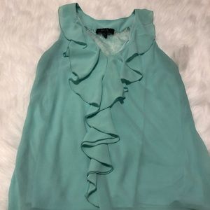 BCX tourquoise strapless blouse
